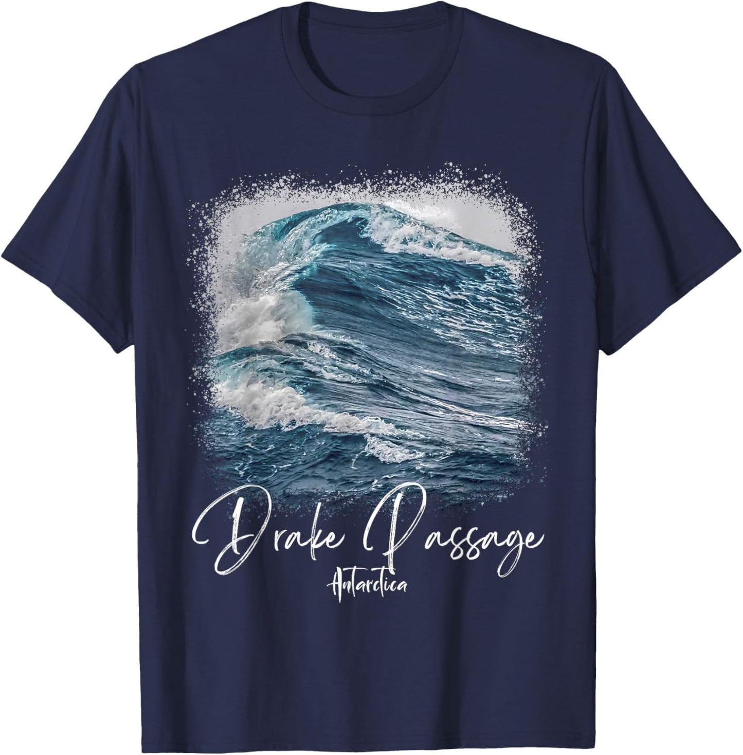Drake Passage Antarctica T-Shirt - T-Shirt | Navy