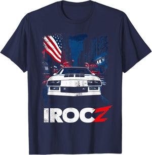 1980's IROC, IROC-Z Muscle Car American Muscle Retro classic T-Shirt - T-Shirt | Navy