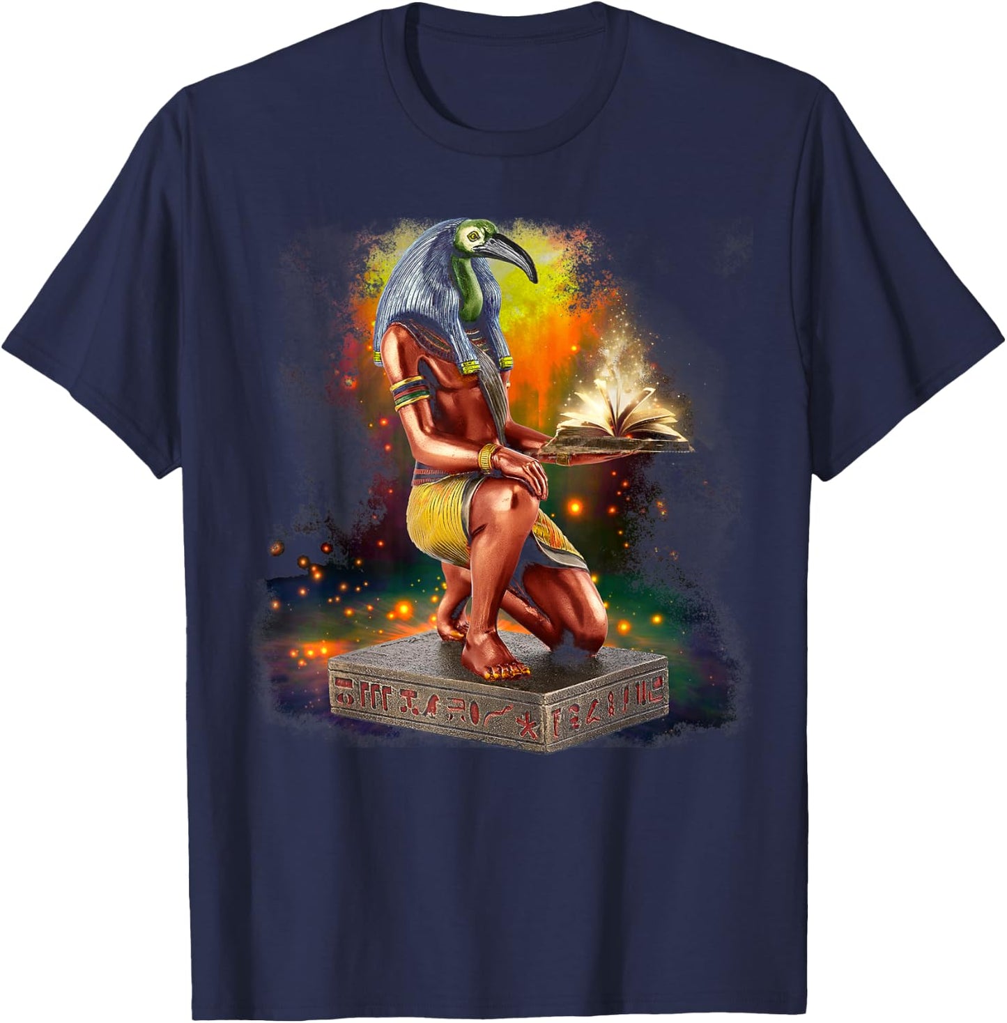 Thoth the Egyptian God of Knowledge T-Shirt - T-Shirt | Navy