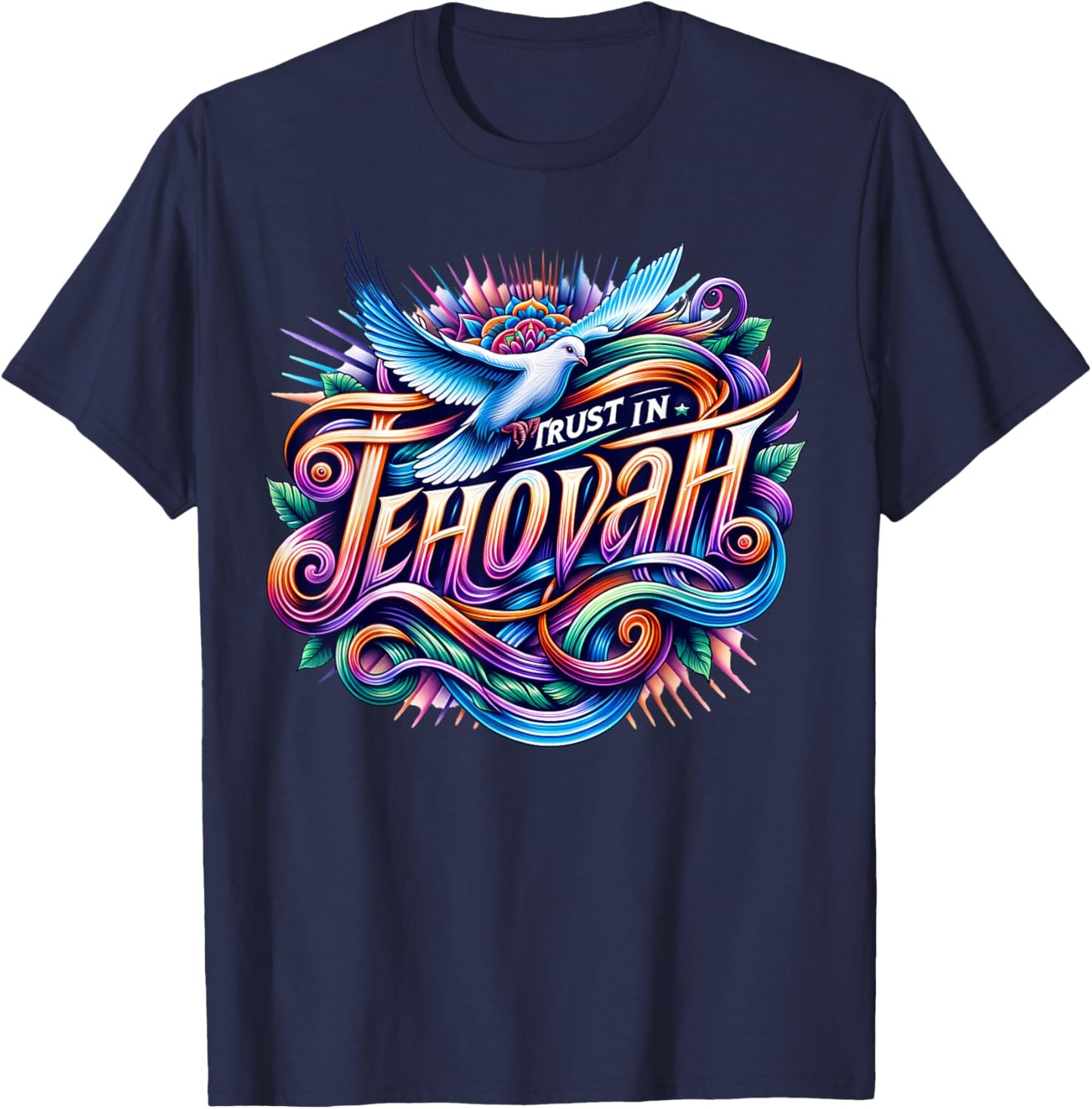 Jehovah's Witness Trust In Jehovah JW ORG JW T-Shirt - T-Shirt | Navy