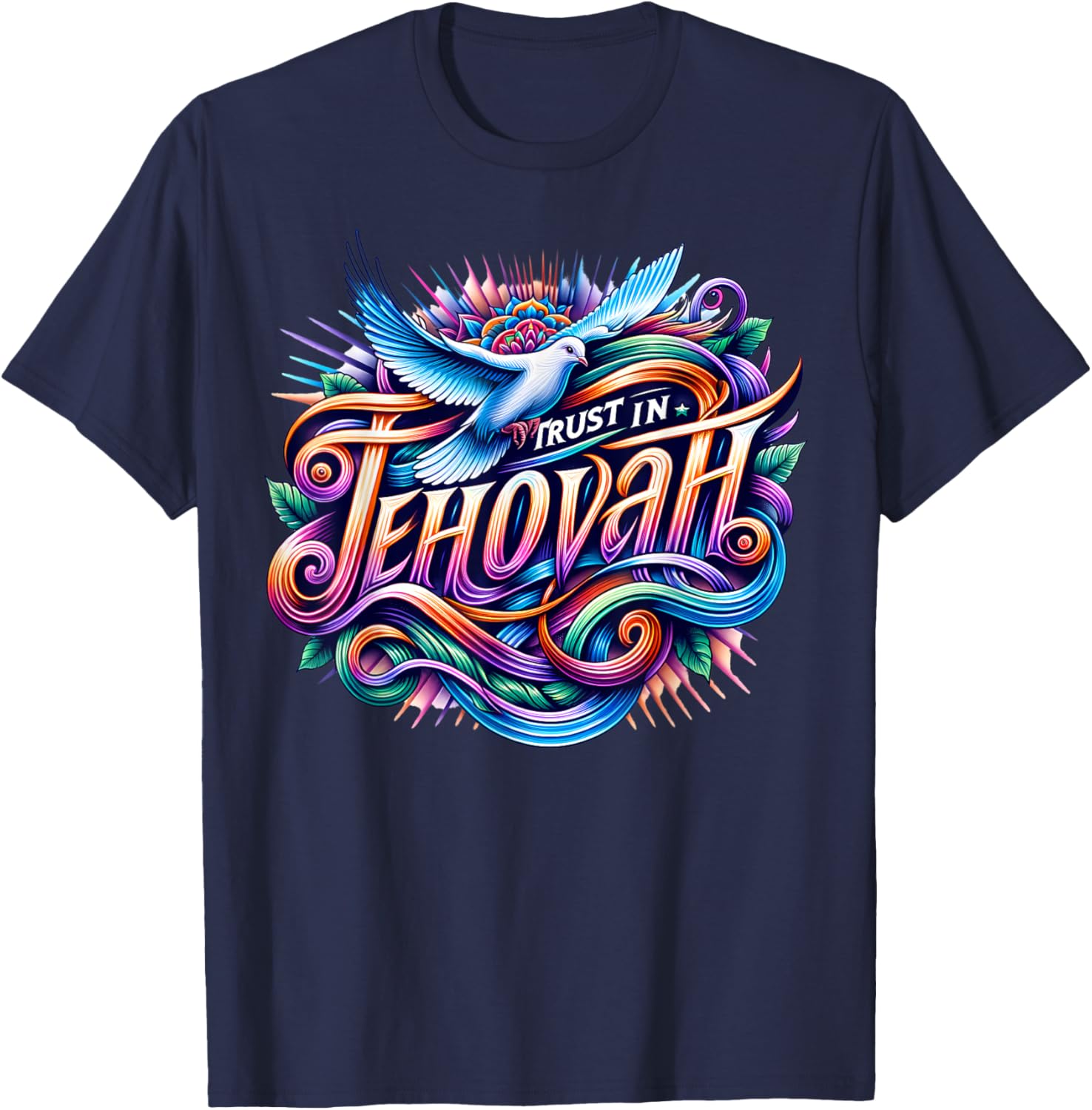 Jehovah's Witness Trust In Jehovah JW ORG JW T-Shirt - T-Shirt | Navy