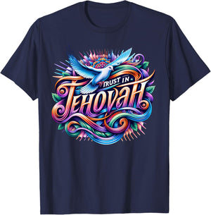 Jehovah's Witness Trust In Jehovah JW ORG JW T-Shirt - T-Shirt | Navy