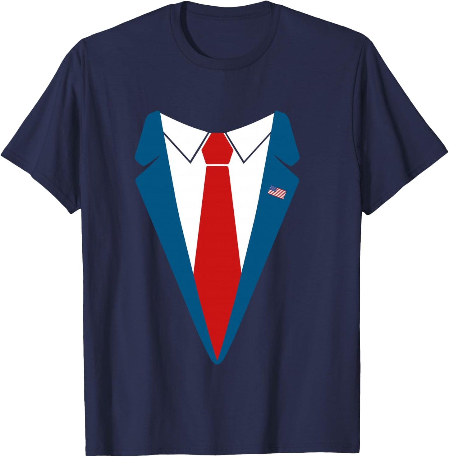 Trump Suit Halloween Costume Funny Cute Simple Fast gift T-Shirt - T-Shirt | Navy