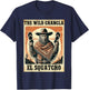 Funny Mexican Bigfoot Design - El Squatcho The Wild Chancla T-Shirt - T-Shirt | Navy