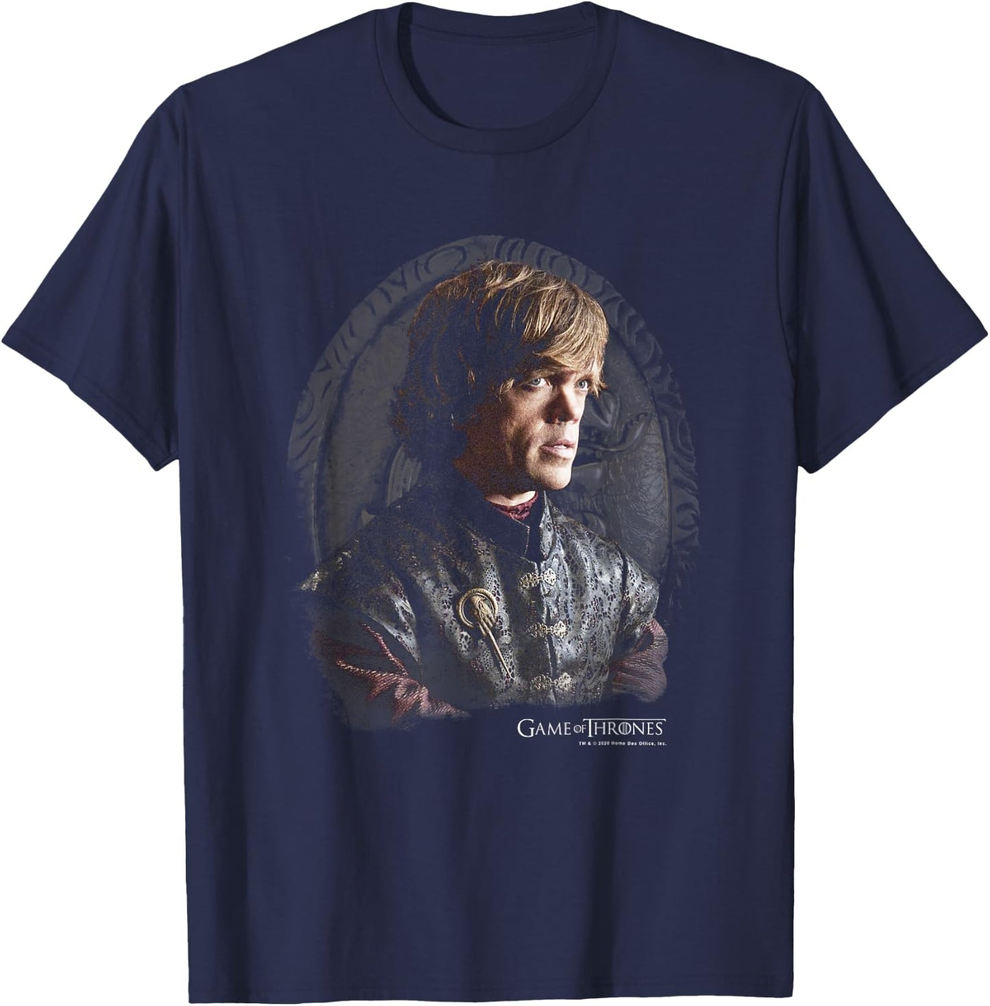 Game Of Thrones Tyrion Lannister Portrait T-Shirt - T-Shirt | Navy