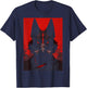 Futuristic Cyberpunk Gothic Wolf | Goth Grunge Punk Occult T-Shirt - T-Shirt | Navy