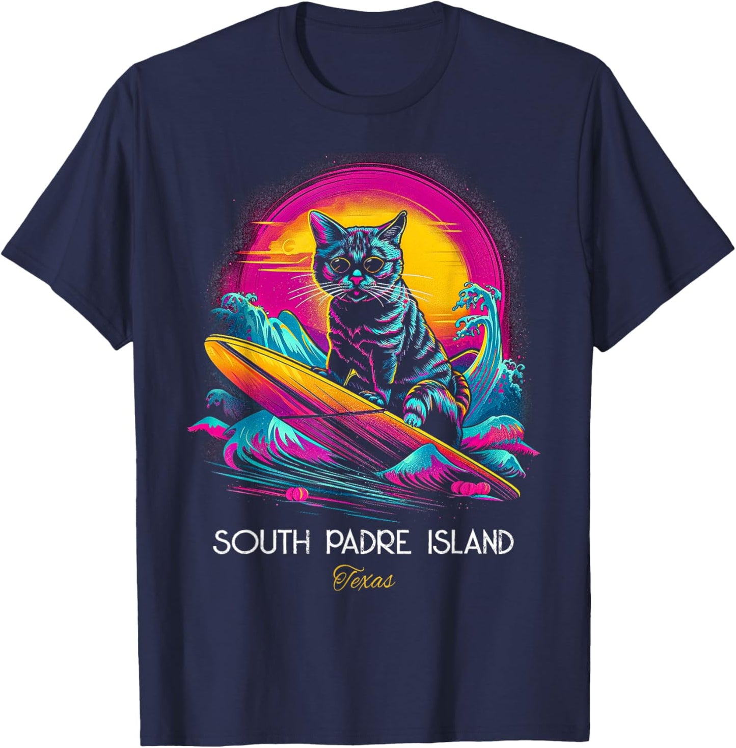 South Padre Island Texas T-Shirt - T-Shirt | Navy
