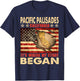 Pacific Palisades California USA Flag 4th Of July T-Shirt - T-Shirt | Navy