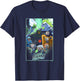 Danny Phantom Superhero Ghost Hunter Group Shot Poster T-Shirt - T-Shirt | Navy