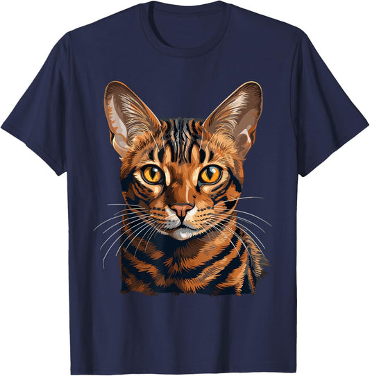 Bengal Cats Bengal Cat T-Shirt - T-Shirt | Navy