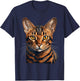 Bengal Cats Bengal Cat T-Shirt - T-Shirt | Navy