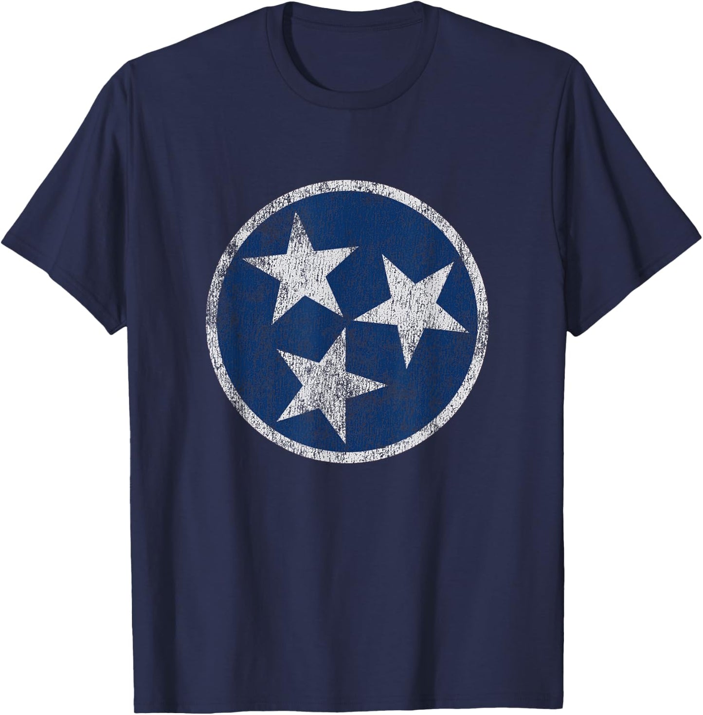 Vintage Tennessee Flag Men Women Retro TN Souvenir T-Shirt - T-Shirt | Navy