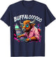 Buffalo Slot Machine Funny Casino Art Casino Lovers Costume T-Shirt - T-Shirt | Navy