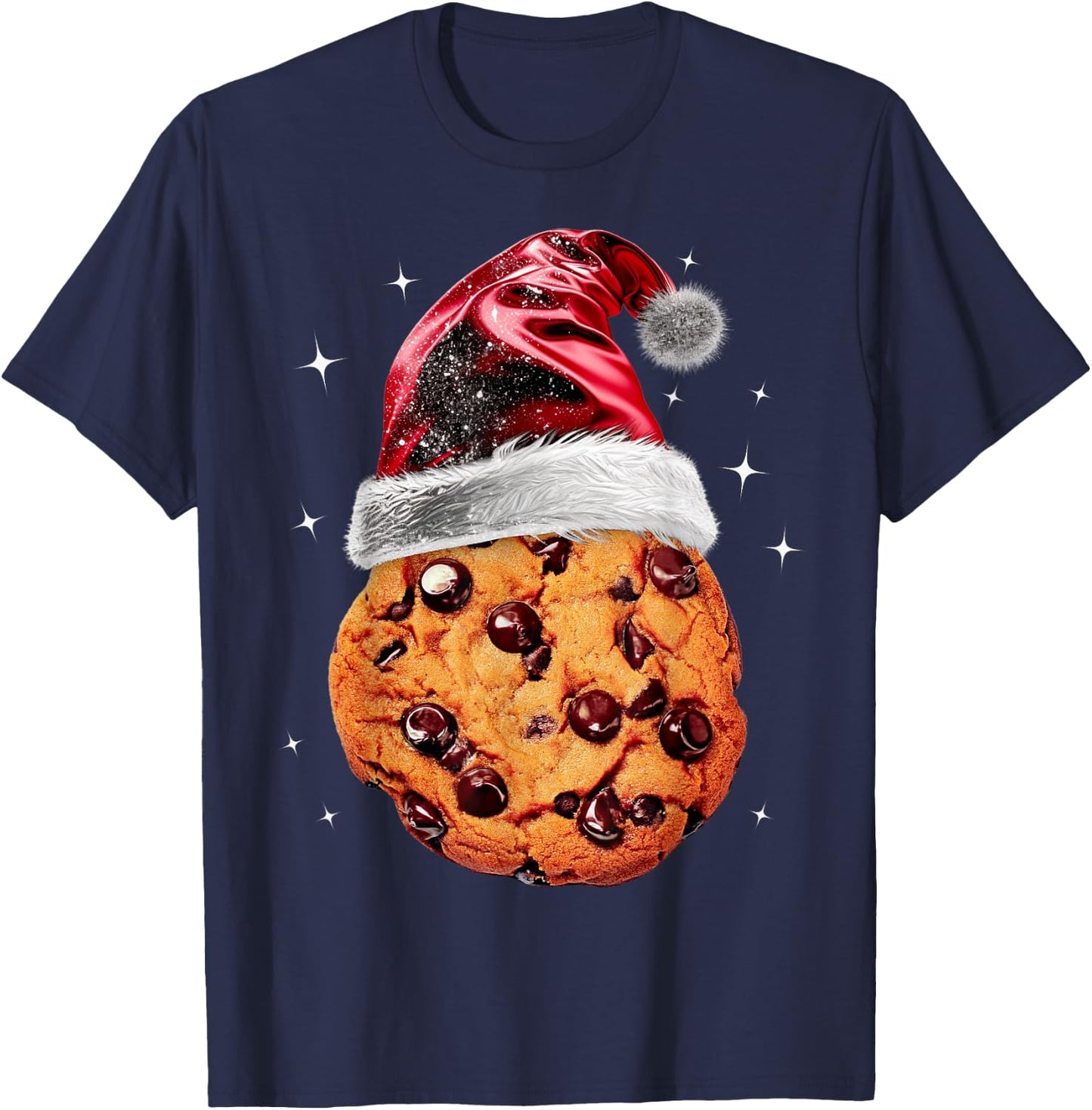 Chocolate Chip Cookie Christmas Costume Lazy Party T-Shirt - T-Shirt | Navy