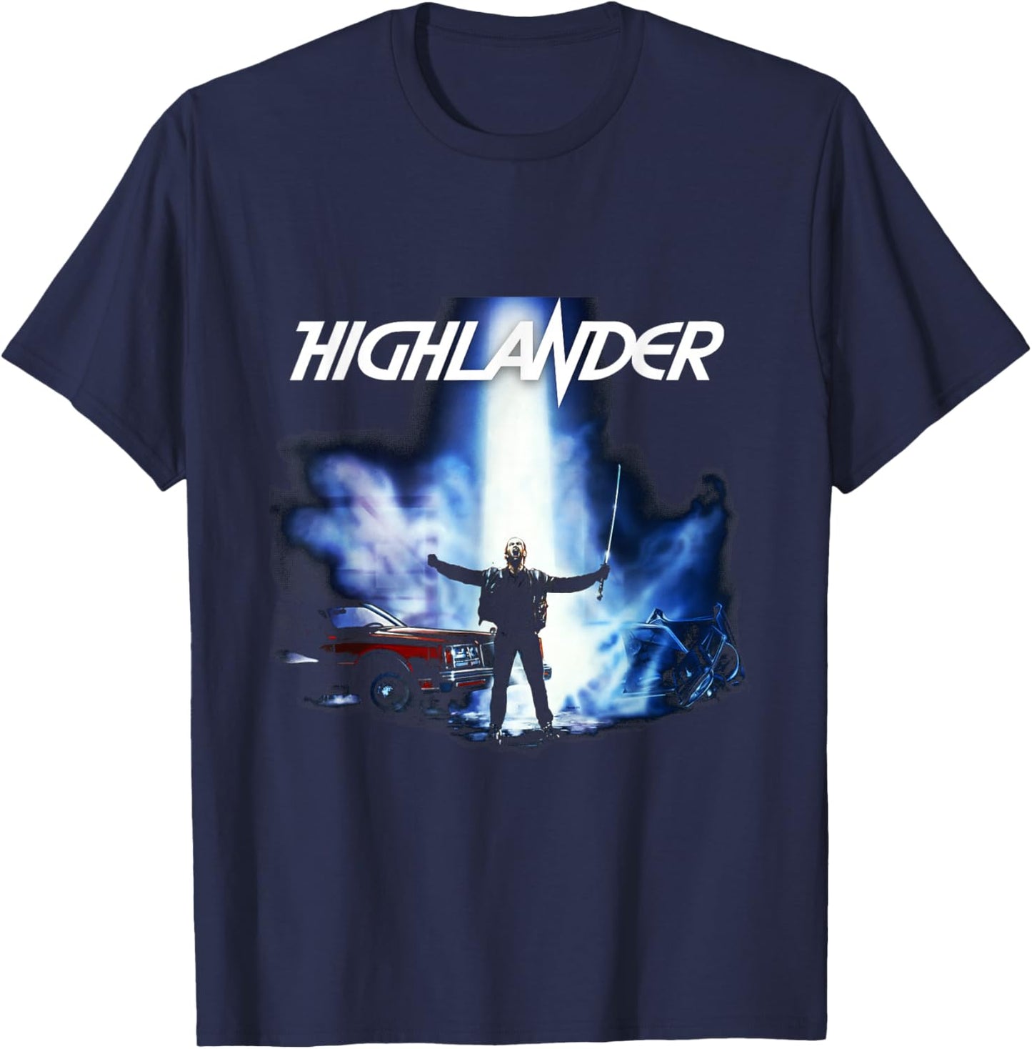 Highlander 1986 Helden des Alltags Vatertag T-Shirt - T-Shirt | Navy