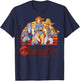 Thundercats Group Retro Sunset T-Shirt - T-Shirt | Navy
