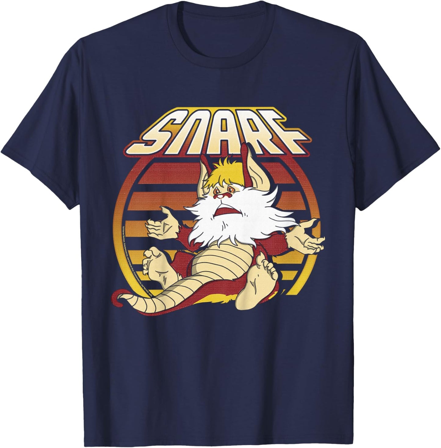 Kids ThunderCats Snarf Retro Sunset Portrait T-Shirt - T-Shirt | Navy