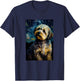 Yorkiepoo in Starry Night Painting Dog Mom Dad Men Women Kids T-Shirt - T-Shirt | Navy