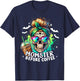 Momster Before Coffee Skeleton Skull Spooky Mama Halloween T-Shirt - T-Shirt | Navy