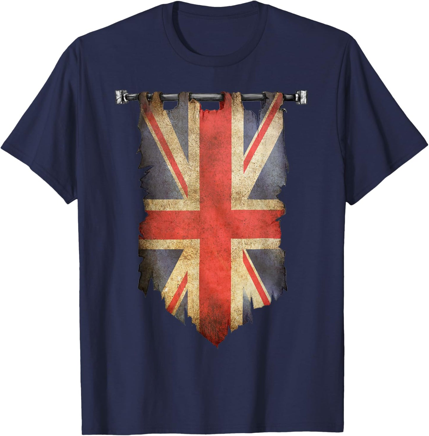 England , British shirt, england flag, England T-Shirt - T-Shirt | Navy