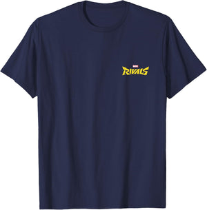 Marvel Rivals Official Video Game Logo Front & Back T-Shirt - T-Shirt | Navy