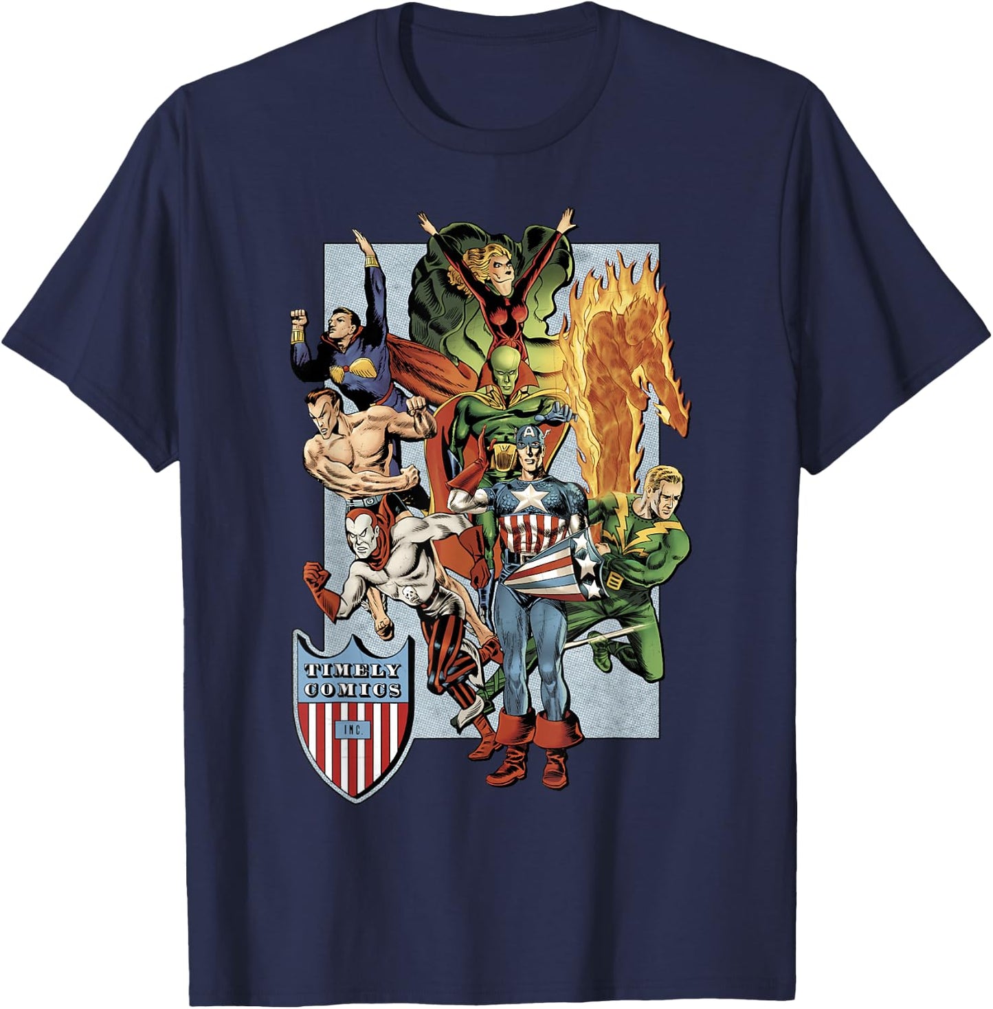 Marvel FOOM Timely Comics Inc. T-Shirt - T-Shirt | Navy