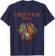 Choctaw Oklahoma OK | Pride Native American T-Shirt - T-Shirt | Navy