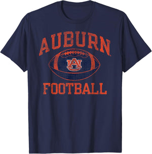 Auburn Tigers Football Intensity Navy Officially Licensed T-Shirt - T-Shirt | Navy