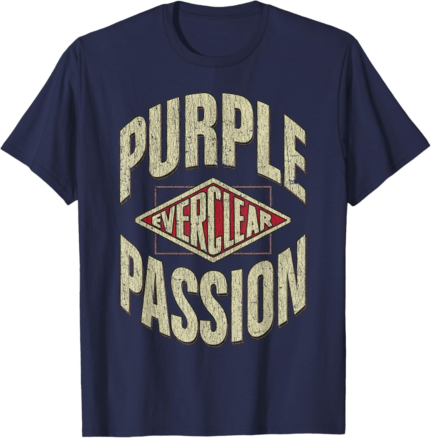 Vintage Funny Purple Passion Retro Alcohol Bar Drinking T-Shirt - T-Shirt | Navy