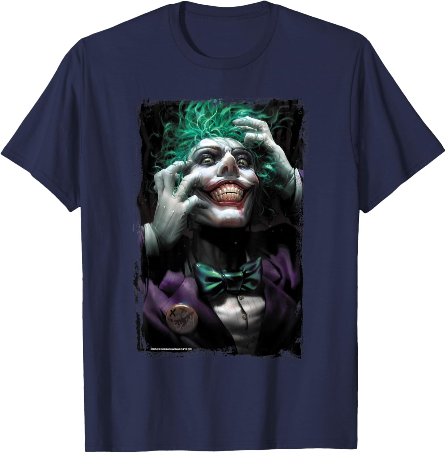 Batman Halloween Joker Dceased Madness T-Shirt - T-Shirt | Navy
