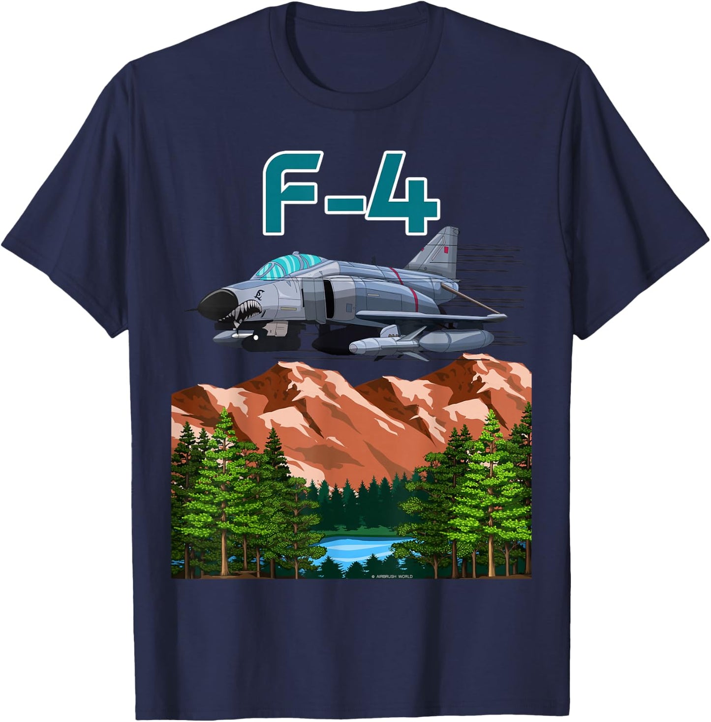 Army Supersonic Jet Military Armed Forces Fighter-Bomber T-Shirt - T-Shirt | Navy