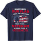 I Stand For Our Flag I Kneel For The Cross Proud Veteran T-Shirt - T-Shirt | Navy