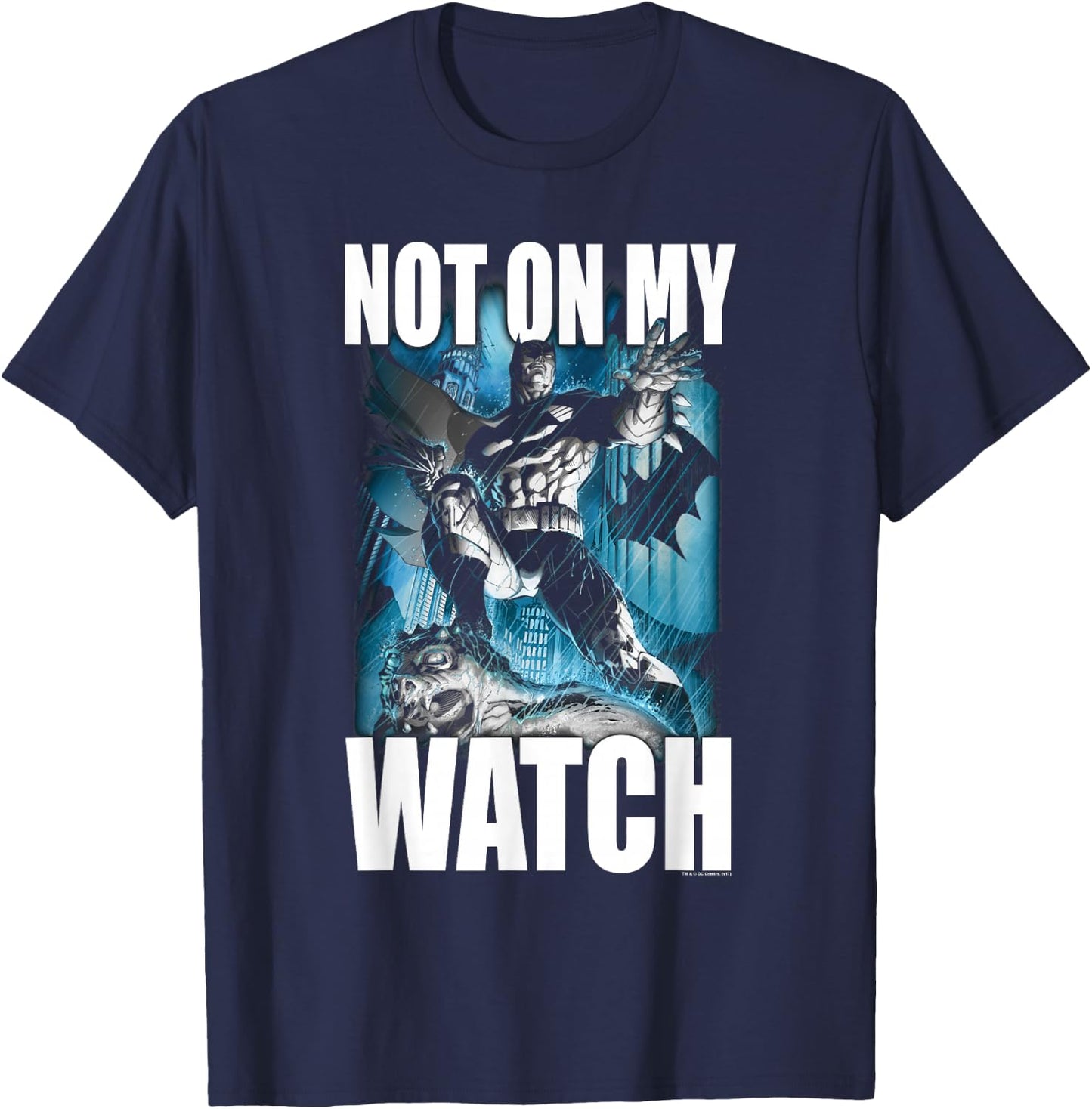 Batman Not On My Watch T-Shirt - T-Shirt | Navy