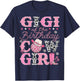 Gigi Of The Birthday CowGirl Rodeo Gigi Bday Party T-Shirt - T-Shirt | Navy