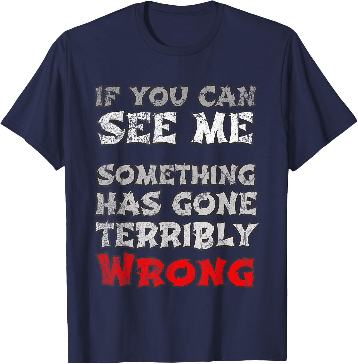 Funny You Can See Me Theater Ninja Backstage Props Crew T-Shirt - T-Shirt | Navy
