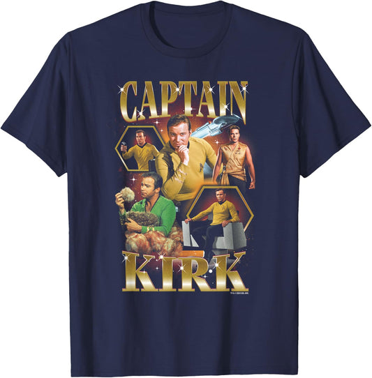 Star Trek: The Original Series Kirk Heartthrob T-Shirt - T-Shirt | Navy