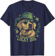 Labrador Retriever Dog St. Patrick's Day Saint Paddy's Irish Women Kids T-Shirt - T-Shirt | Navy