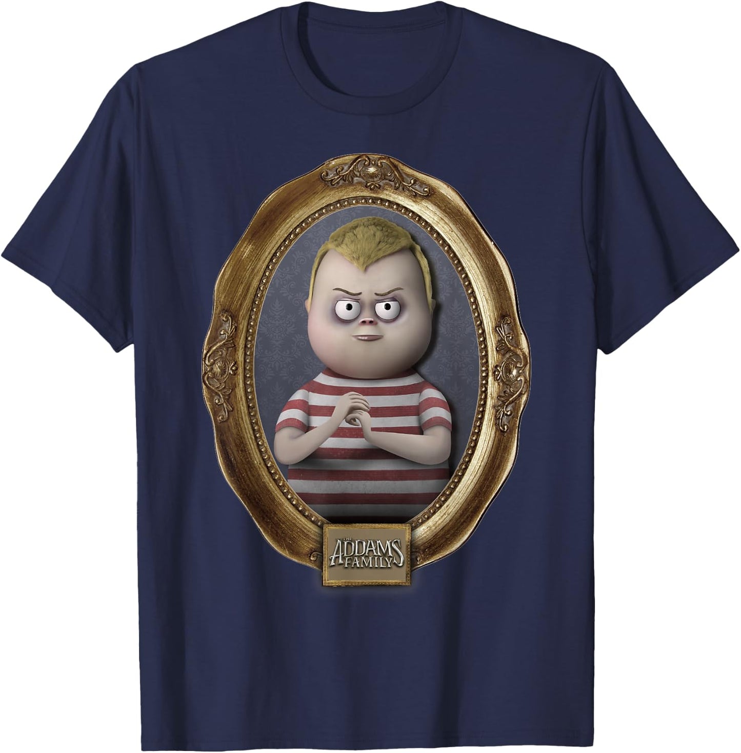 Addams Family Pugsley Addams Framed Photograph T-Shirt - T-Shirt | Navy