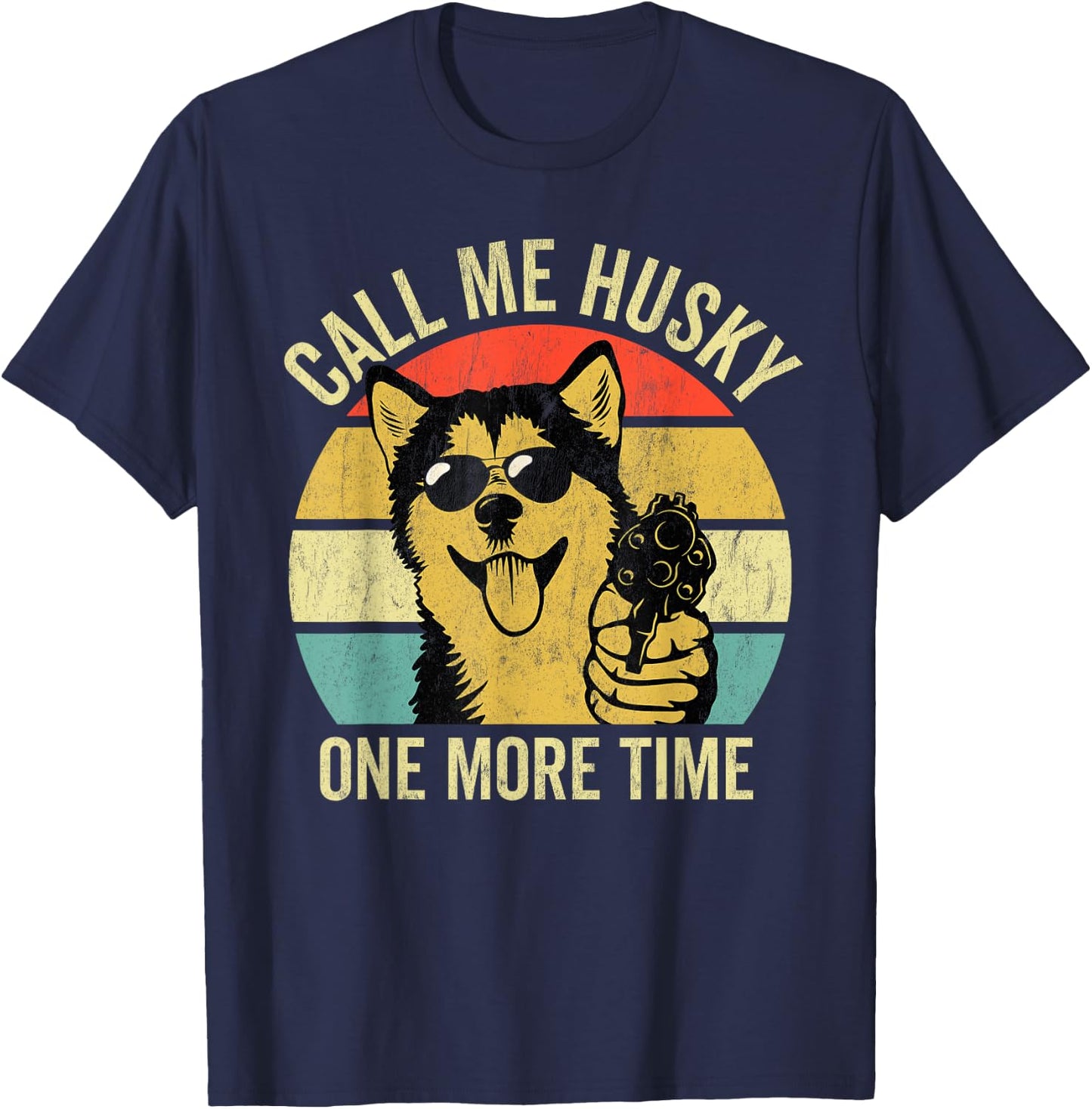 Not A Husky - Funny Alaskan Malamute Gifts - Dog Lover Gift Men Women T-Shirt - T-Shirt | Navy