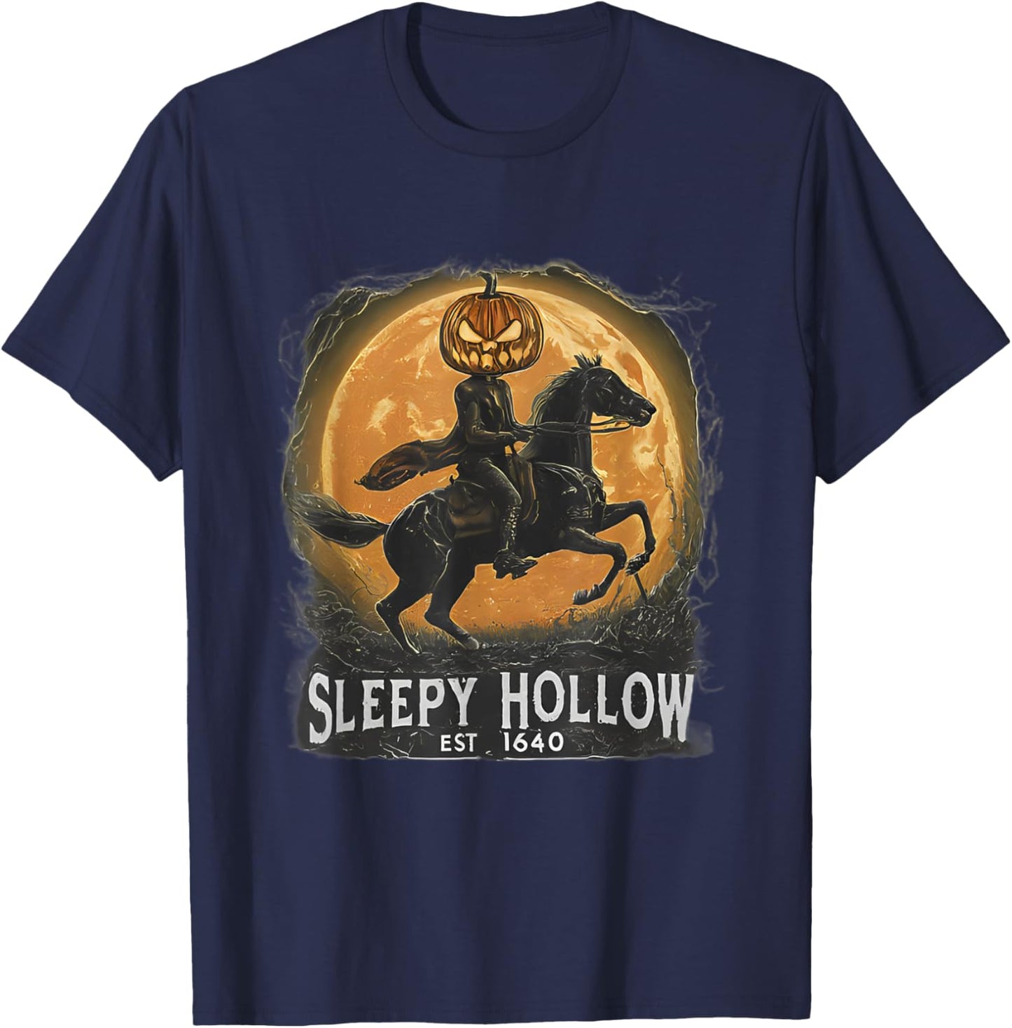 Sleepy Hollow Headless Horseman T-Shirt - T-Shirt | Navy