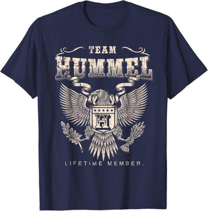 Team Hummel Lifetime Member Last Name T-Shirt - T-Shirt | Navy