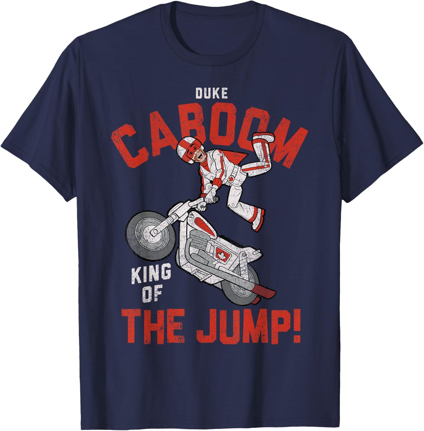 Disney Pixar Toy Story Duke Caboom King Of The Jump T-Shirt - T-Shirt | Navy