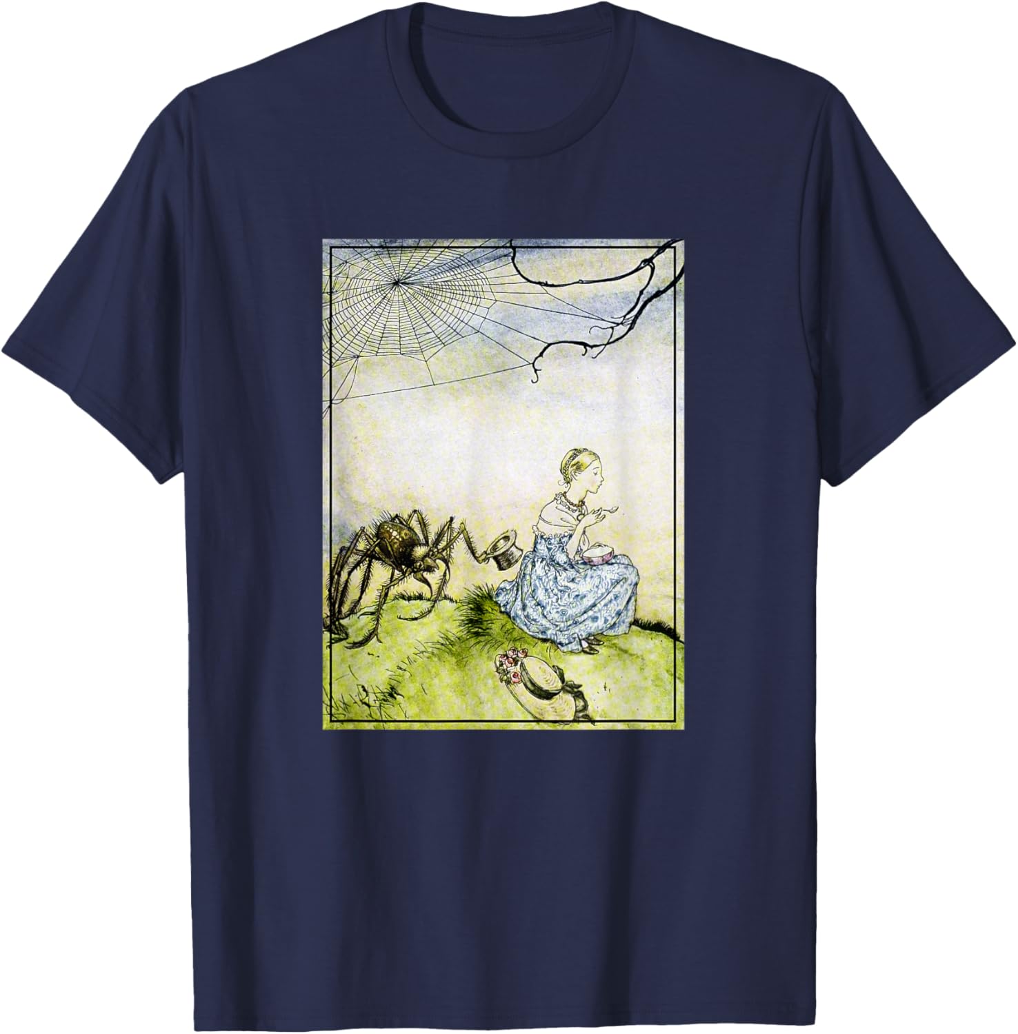 Little Miss Muffet (1913) T-Shirt - T-Shirt | Navy