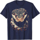 Rattlesnake Snake Graphic Art Rattlesnake T-Shirt - T-Shirt | Navy
