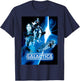 Battlestar Galactica Blue Hue Classic Poster T-Shirt - T-Shirt | Navy