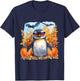 Cute Halloween Costume Penguin Bat Pumpkin Trick Or Treat T-Shirt - T-Shirt | Navy