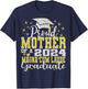 Proud Mother 2024 Magna Cum Laude Graduate Class 2024 Grad T-Shirt - T-Shirt | Navy