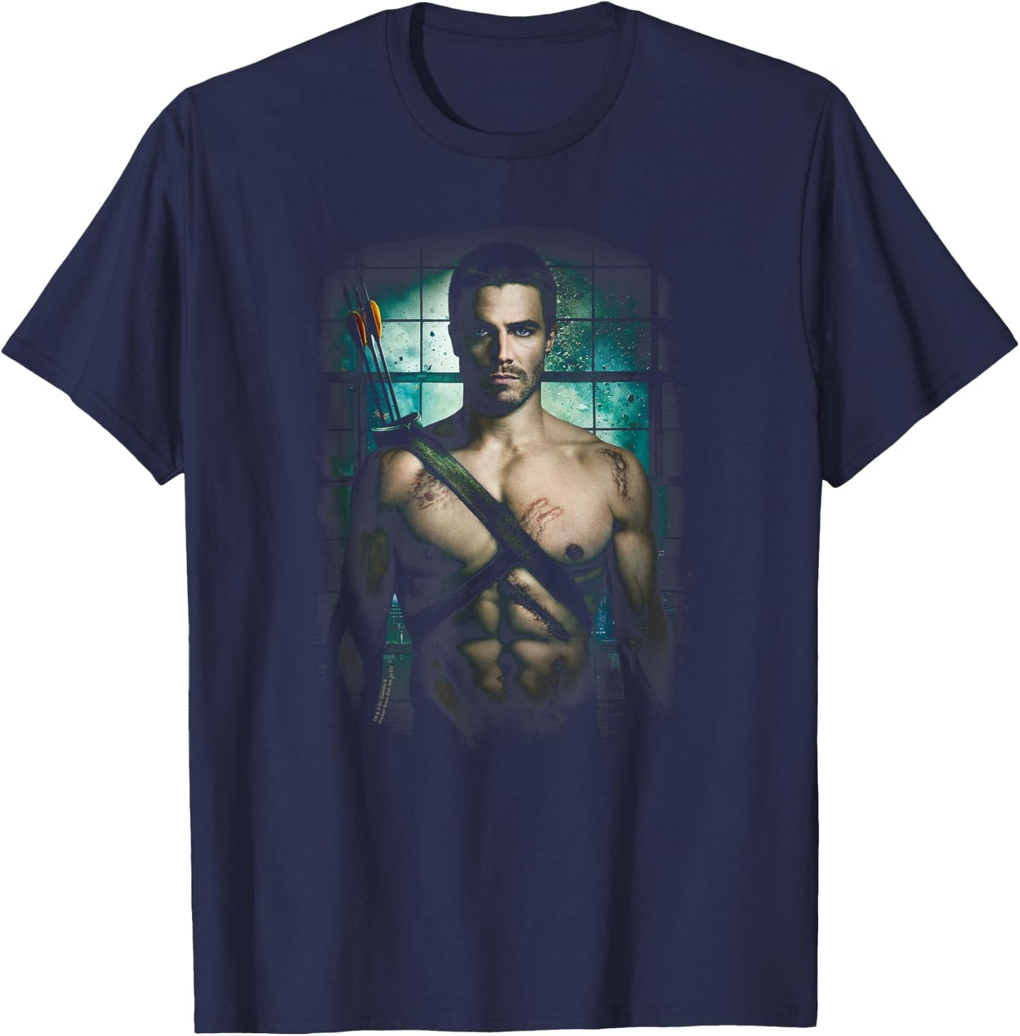 Arrow TV Series Shirtless T-Shirt - T-Shirt | Navy