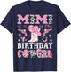 Mimi Of The Birthday Cow-Girl Pink Disco Rodeo Western T-Shirt - T-Shirt | Navy