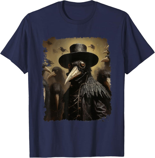 Plague Doctor Dark T-Shirt - T-Shirt | Navy